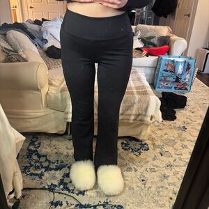 Black Flared Leggings